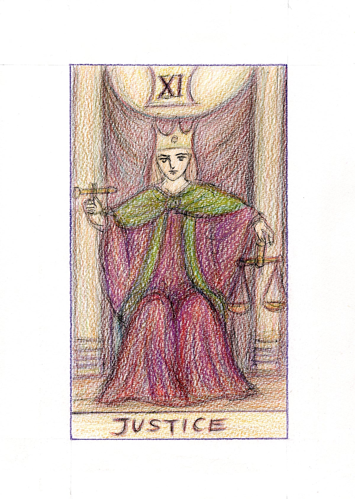 さとうちえこ タロットカードシリーズVol.11 JUSTICE