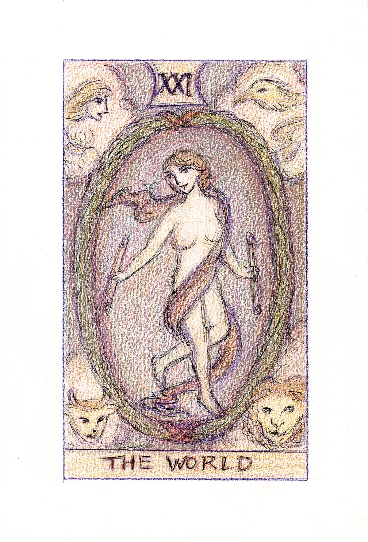 さとうちえこ タロットカードシリーズVol.21 THE WORLD